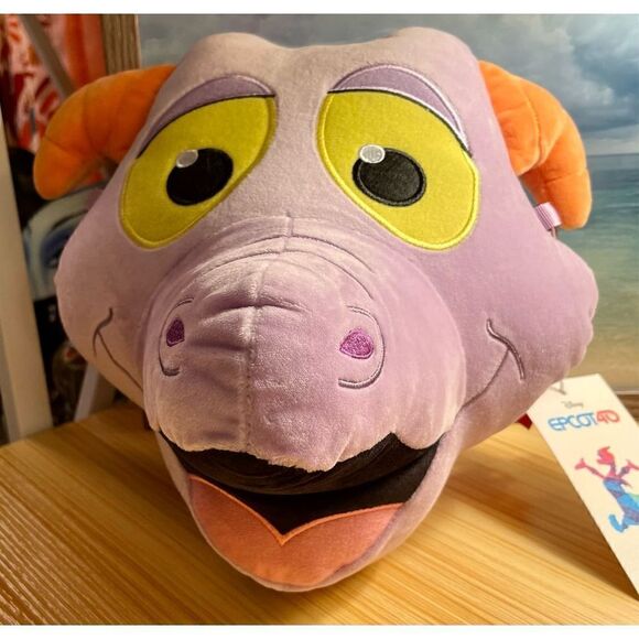 Disney Parks 2022 Epcot 40th Ann. Figment Plush Crossbody/Bum Bag Harvey's NEW - Picture 4 of 16